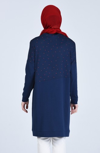 Navy Blue Tuniek 1548-01