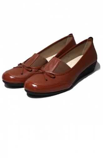 Brown Woman Flat Shoe 01