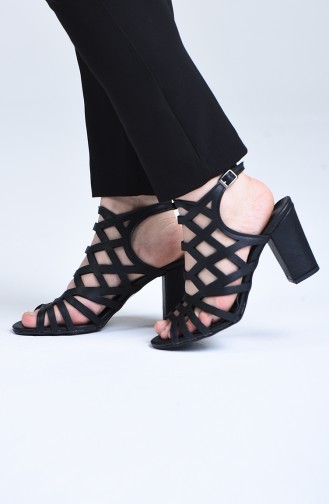 Black High-Heel Shoes 0072-02