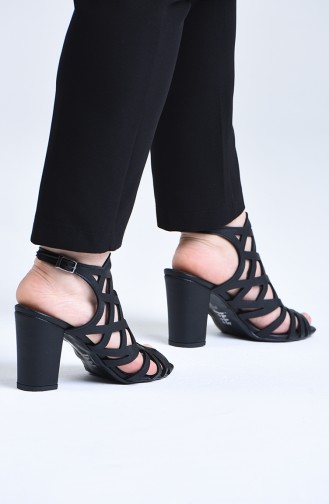 Chaussures a Talons Noir 0072-02