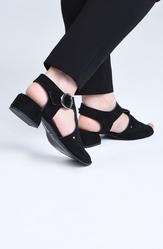 Black High-Heel Shoes 0519-01