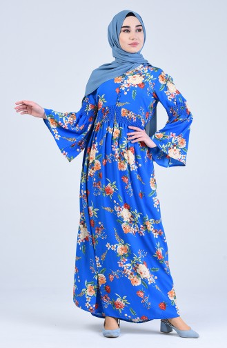 Robe Hijab Blue roi 07026-02