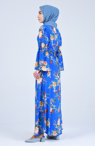 Robe Hijab Blue roi 07026-02