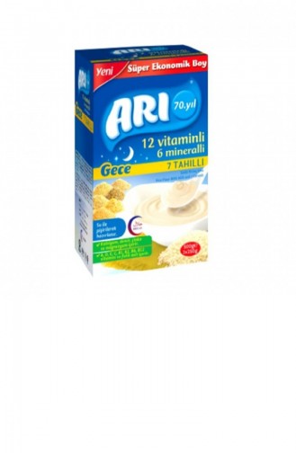 Arı 500 Gr 12 Vitaminli 6 Mineralli Sütlü 7 Tahıllı Pirinçli Gece