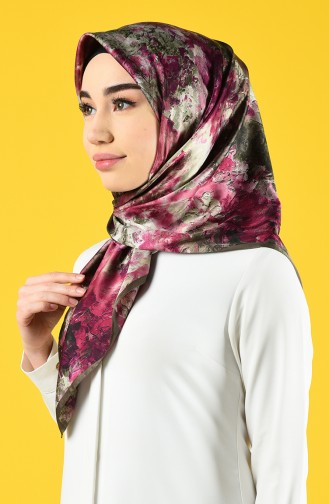 Karaca Echarpe Rayon a Motifs 90681-11 Vert 90681-11