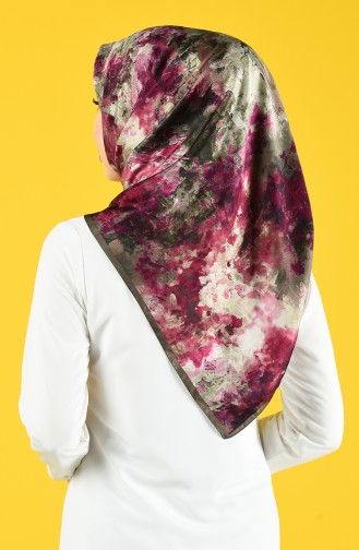 Karaca Echarpe Rayon a Motifs 90681-11 Vert 90681-11