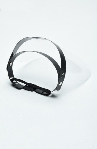 Visière Mobile Transparente Pour la Protection du Visage 17001-01 Noir 17001-01