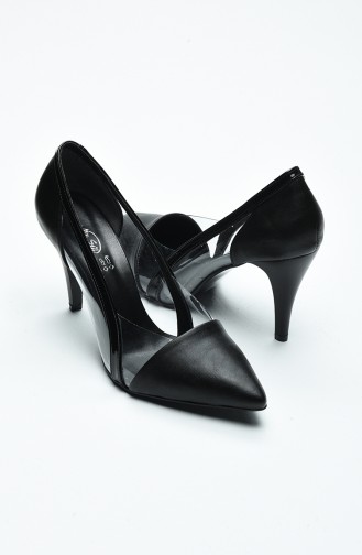Black High-Heel Shoes 0007-04