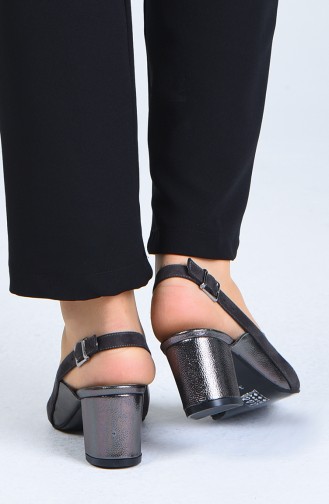 Bayan Topuklu Ayakkabı 0026-04 Platin Rolax