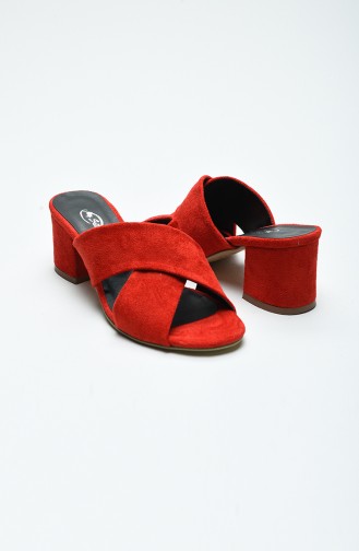 Red High-Heel Shoes 9100-07