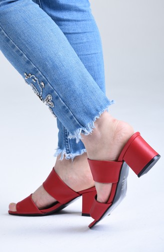 Red High-Heel Shoes 9102-03
