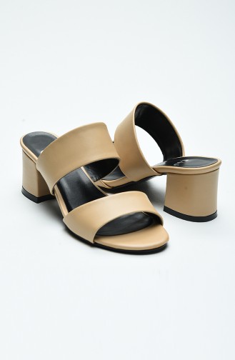Women s Heeled Slipper 9102-05 Skin Color 9102-05
