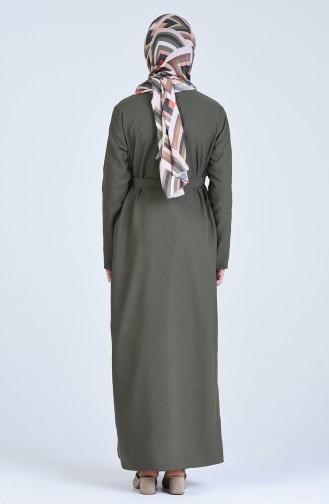 Khaki Hijab Dress 2000-03