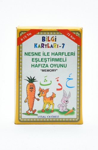 Bilgi ve Oyun Kartları Kuran Elifbası ile Nesneleri Eşleştirme Oyunu 5 yaş ve Üstü 24 24