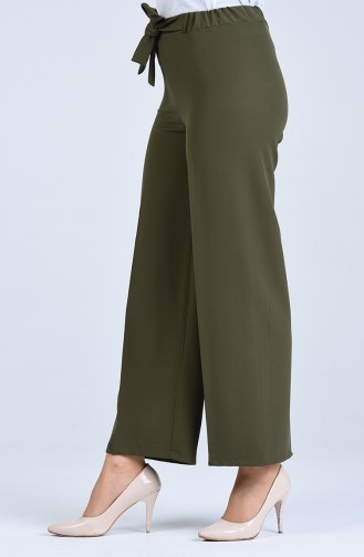 Pantalon a Ceinture 4089-07 Vert Khaki 4089-07