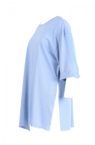 T-Shirt Bleu Glacé 8132-04