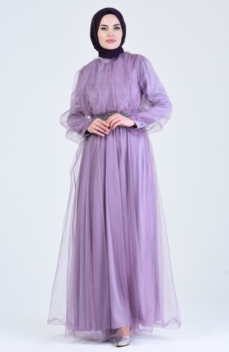 Habillé Hijab Lila 1018-03