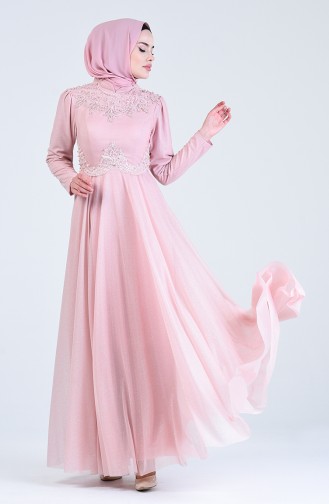 Puder Hijab-Abendkleider 1551-02