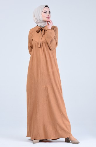 Dunkel-Nerz Hijab Kleider 1384-05