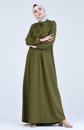 Khaki İslamitische Jurk 1384-07