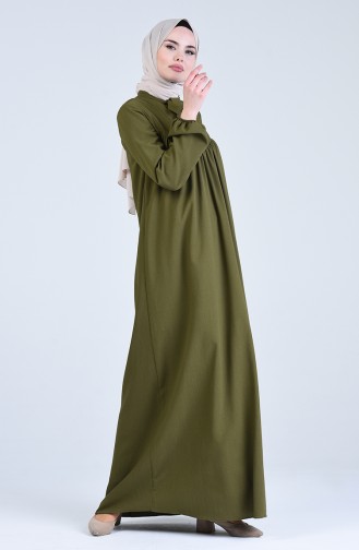 Khaki İslamitische Jurk 1384-07