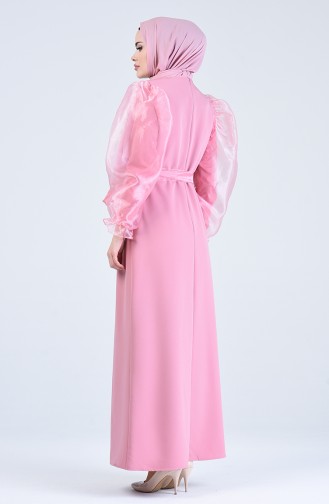 Dusty Rose Hijab Dress 60119-03