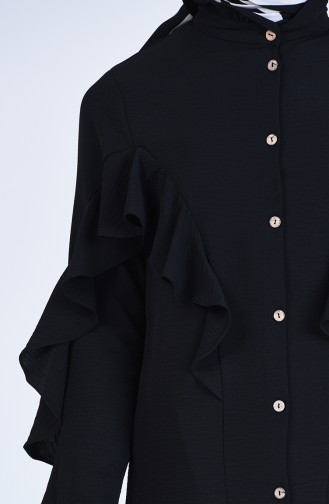 Frilled Shirt 1432-01 Black 1432-01