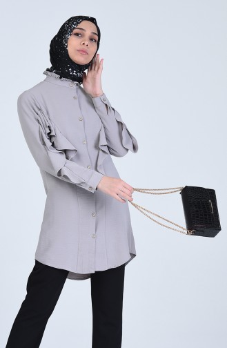 Gray Overhemdblouse 1432-02