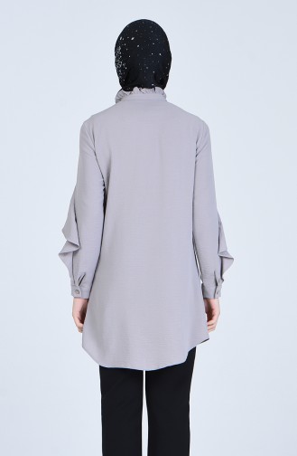 Frilled Shirt 1432-02 Gray 1432-02