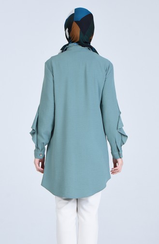 Green Overhemdblouse 1432-05