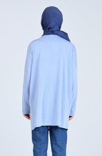Sweatshirt Bleu Glacé 8135-04