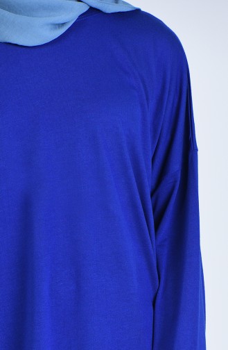 Salaş Kesim Sweatshirt 8135-11 Saks