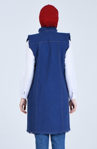 Navy Blue Gilet 1597-02