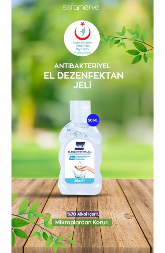 Konix Antibakteriyel El Dezenfektan Jeli 50 Ml 0050