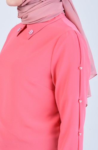 Coral Blouse 1566-01