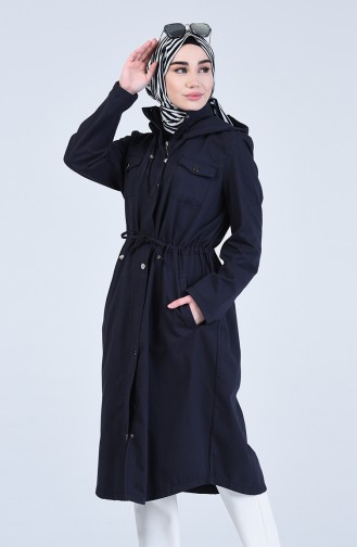 Navy Blue Cape 1258-07