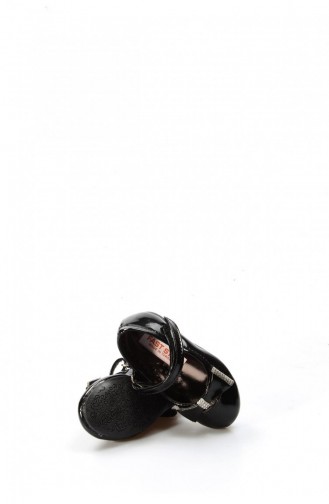 Schwarz Lackleder Baby Ballerina Schuhe  891Ia500 891IA500-16777385