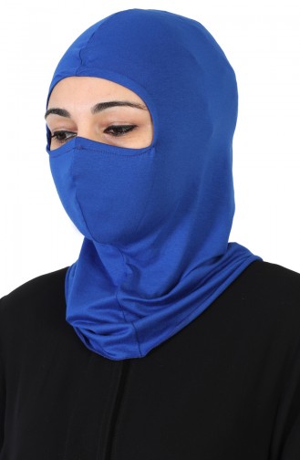 Bonnet Couvrant le Visage TB0002-04 Bleu Roi 0002-04