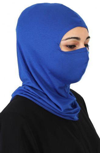 Bonnet Couvrant le Visage TB0002-04 Bleu Roi 0002-04