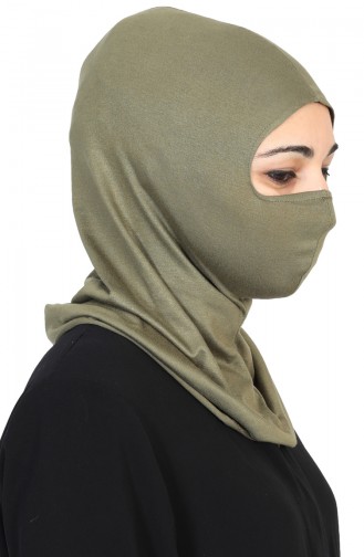 Bedeckendes Gesicht, gekämmter Bonnet  TB0002-13 Khaki 0002-13