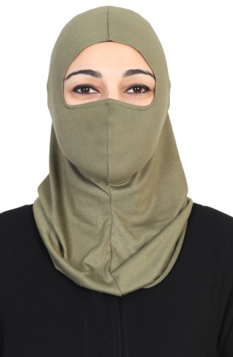 Bedeckendes Gesicht, gekämmter Bonnet  TB0002-13 Khaki 0002-13