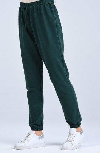 Sweatpants أخضر زمردي 1558-06