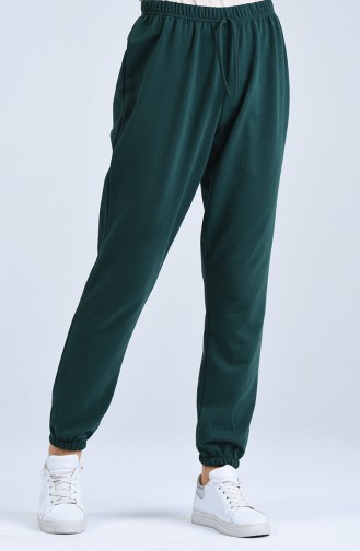 Sweatpants أخضر زمردي 1558-06