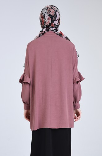 Asymmetric Tunic with Pockets 1433-06 Rose 1433-06