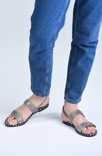 Rose Tan Summer Sandals 0005-02