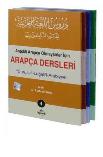 Arapça Dersleri 4 Cilt Takım Durusulluğatilarabiyye 930446