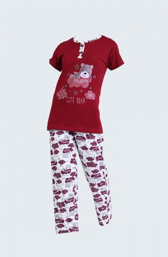 Claret Red Pajamas 2150-01