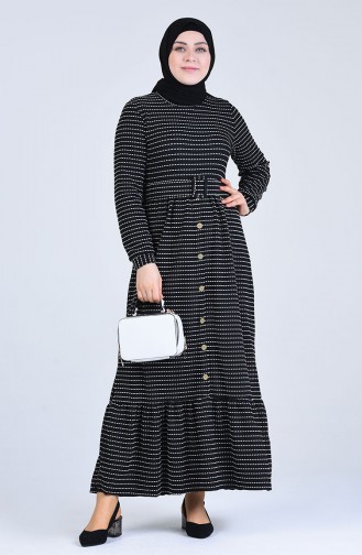Robe Hijab Noir 8054-03