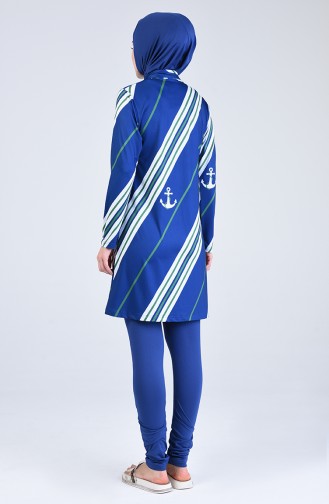 Indigo Swimsuit Hijab 20112-02