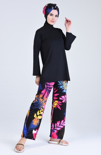 Black Swimsuit Hijab 20118-01